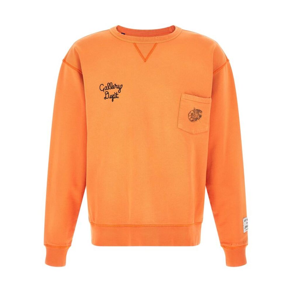 GALLERY DEPT. Orange Cotton Men's Sweatshirt